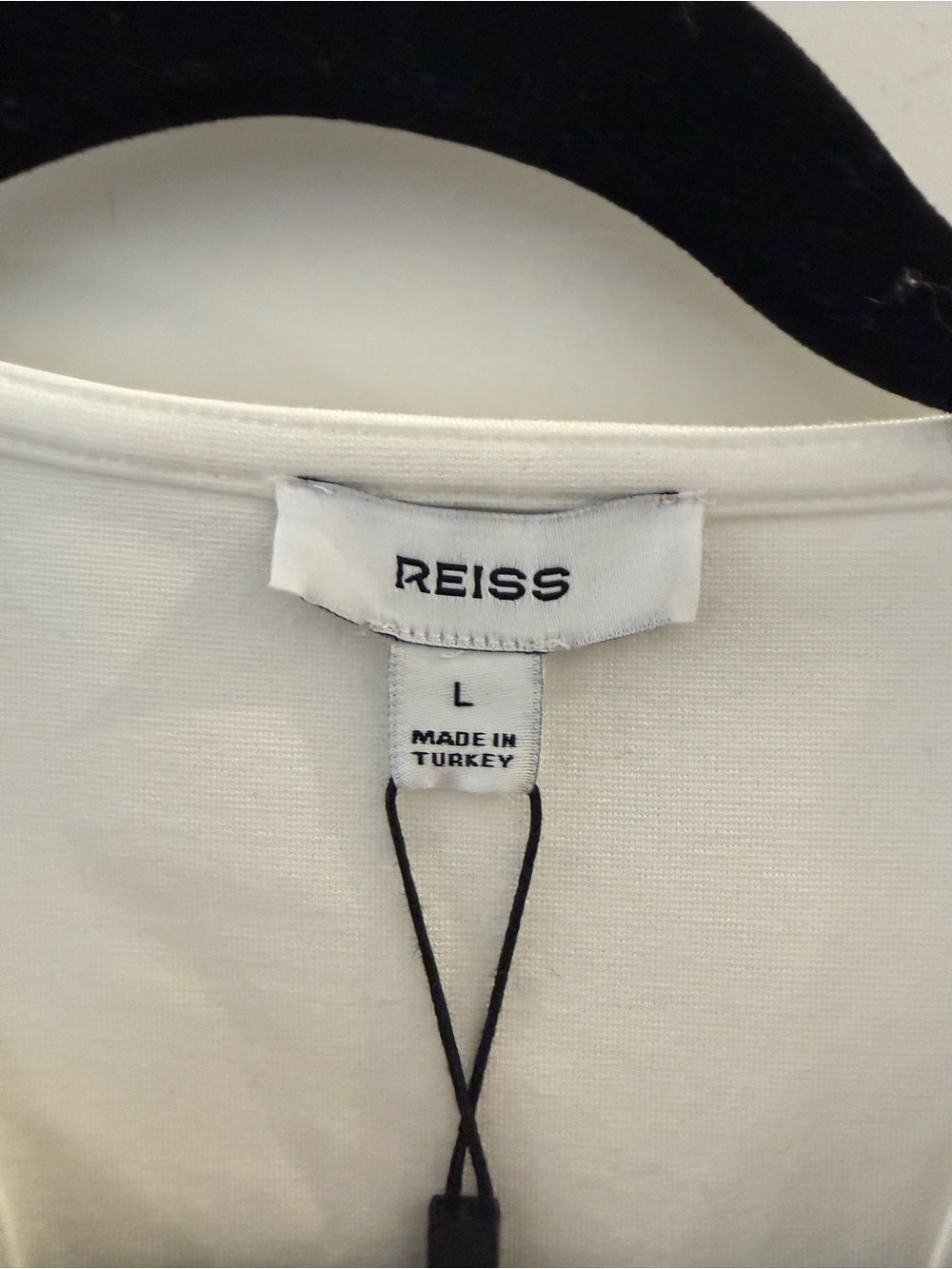 NWT - Reiss Cream Button-Side Tank Top - Picture 10 of 12